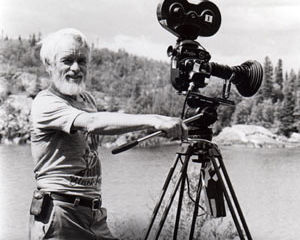 Bill Mason avec son appareil photo