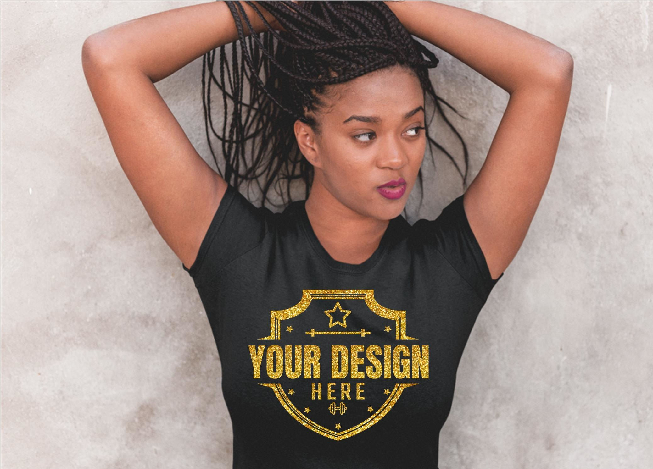 Glitter Print ( if you order between 4 to 10 shirts)