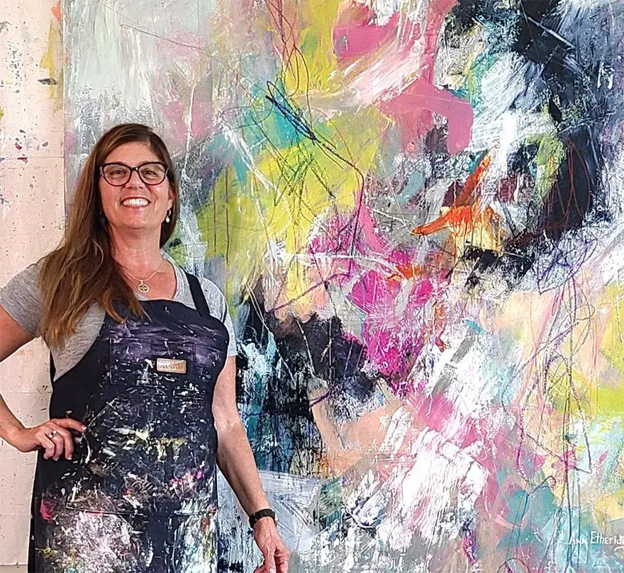 Loosen Up & Paint BIG Workshop with Ann Etheridge
