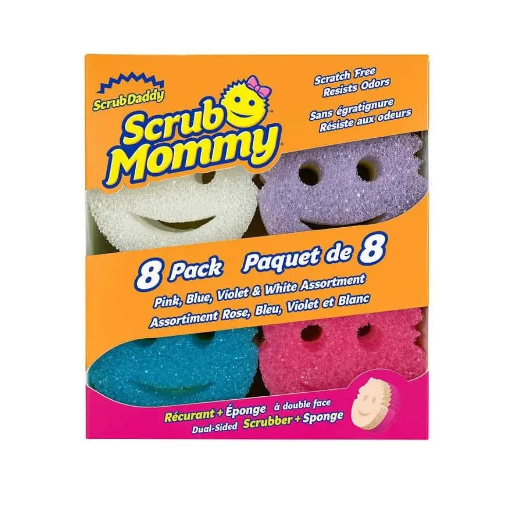 Scrub Daddy Mommy Dual-Sided Variety Pack of 8