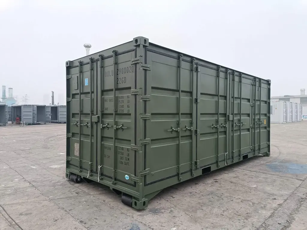 20-foot container with full side access stanag