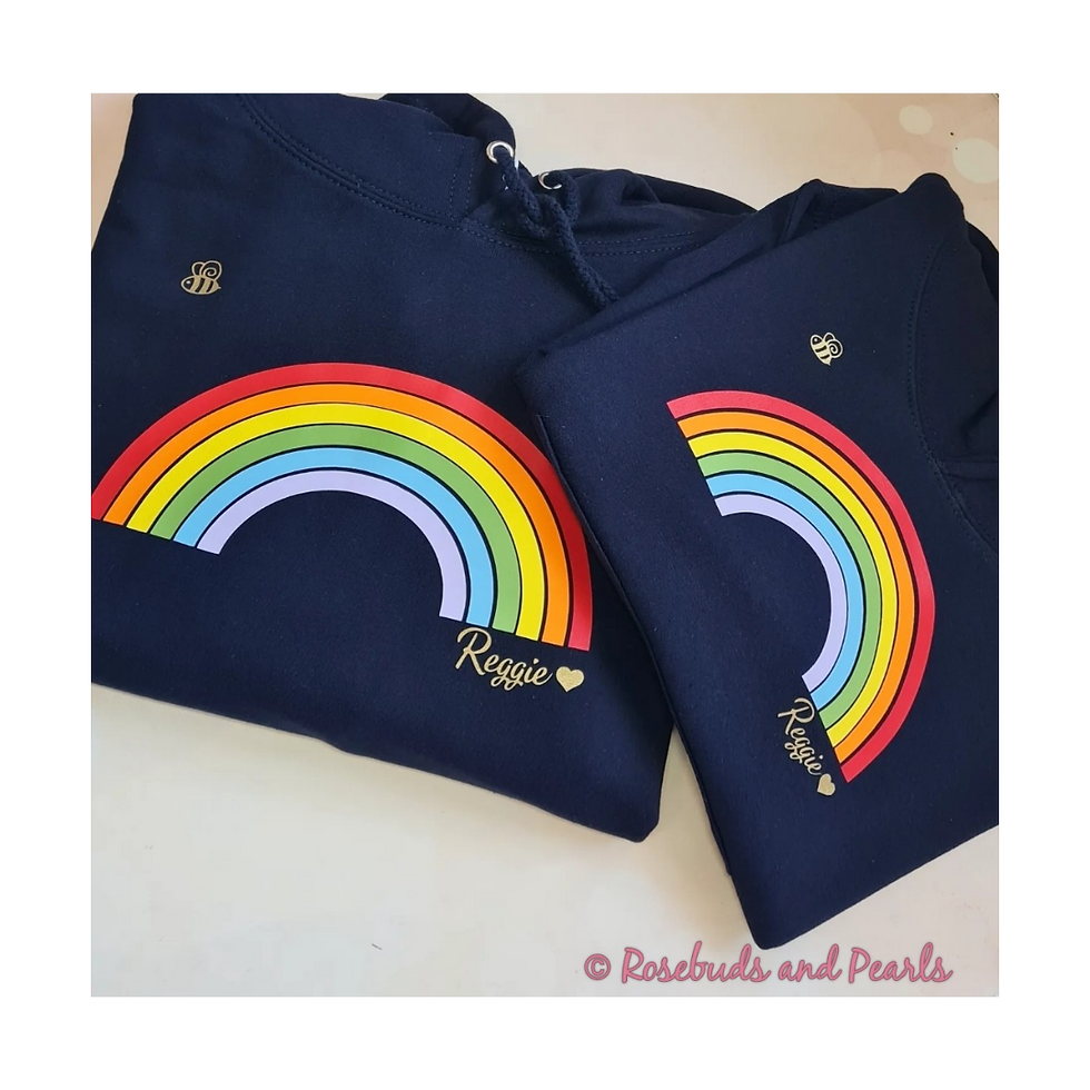 Thumbnail: Charity Rainbow Hoodie, Neuroblastoma UK