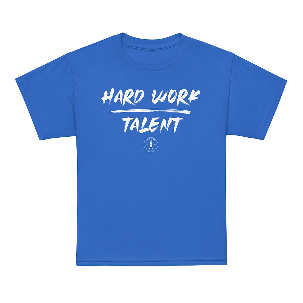 Thumbnail: 'HARD WORK OVER TALENT' Youth t-shirt