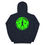Thumbnail: Green Logo Punchout Unisex Hoodie