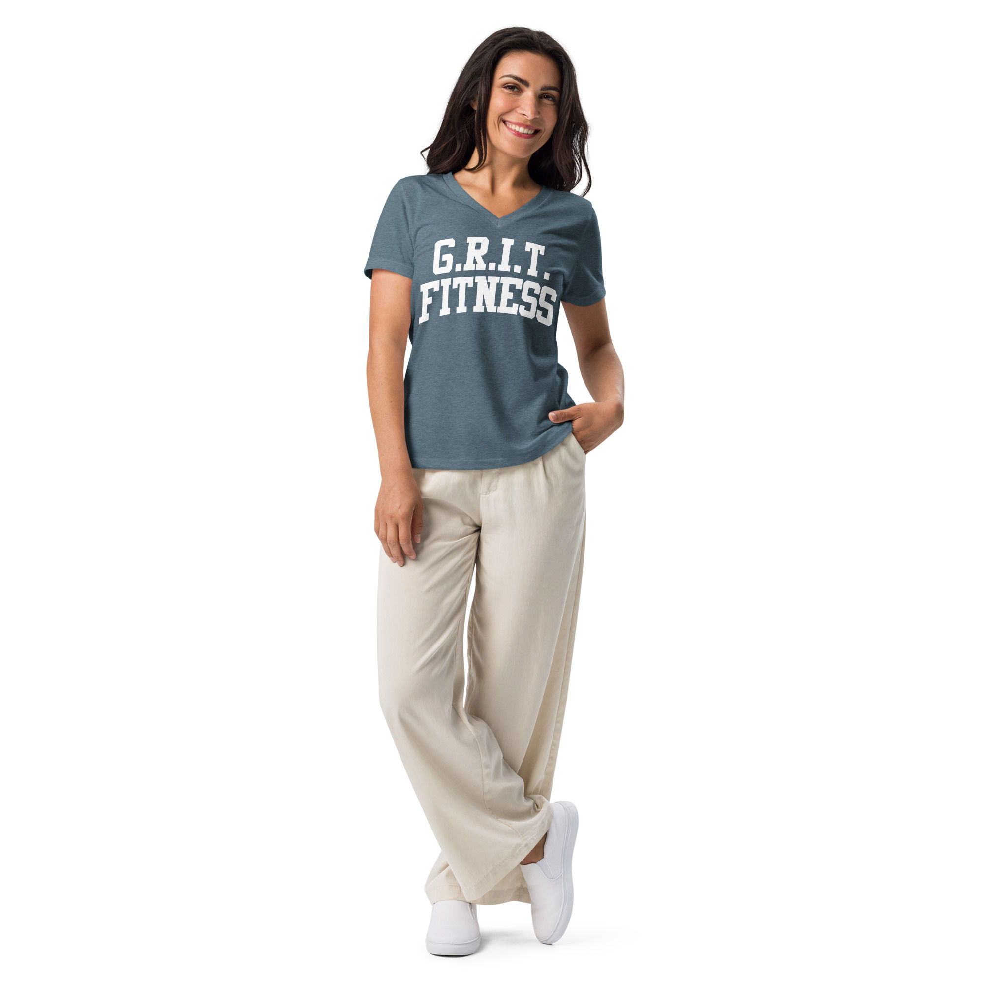 Women’s Relaxed V-neck Tee
