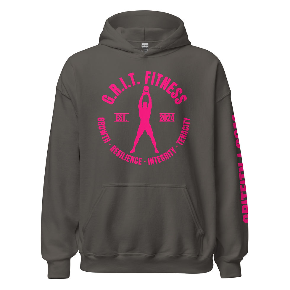 Thumbnail: Pink Punchout Unisex Hoodie