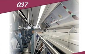 Yurikamome's ultra-thin lighting