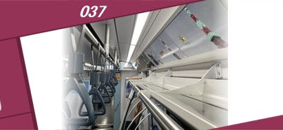 Yurikamome's ultra-thin lighting