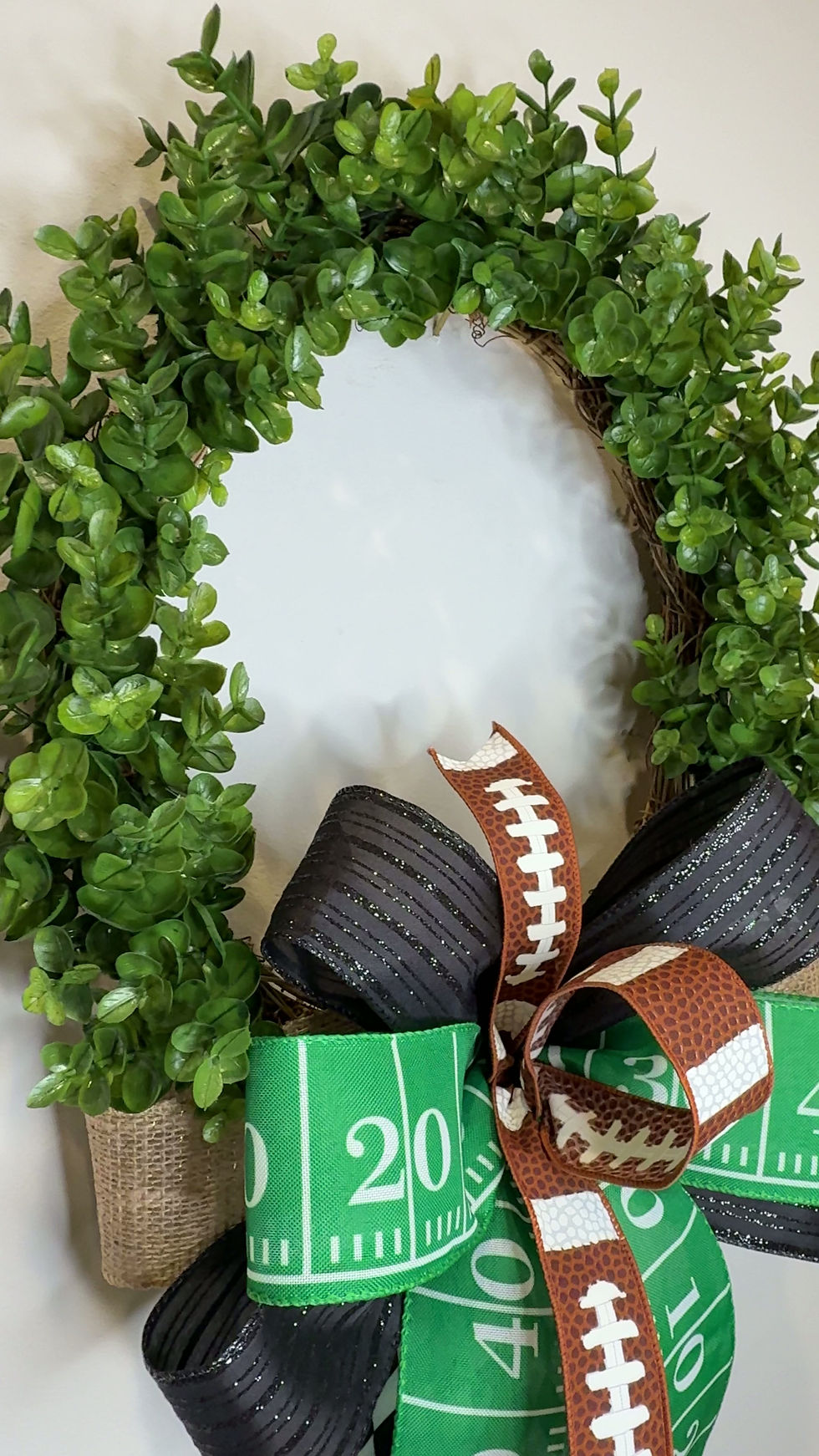 Thumbnail: Boxwood Football Wreath l 