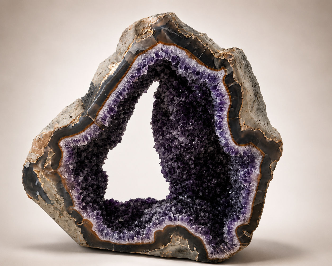 Natural Amethyst Cathedral Geode 