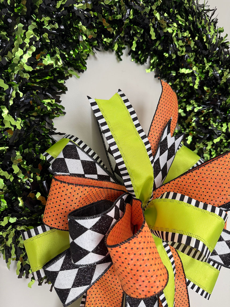 Thumbnail: 26" Halloween Tinsel Wreath with Deluxe Box