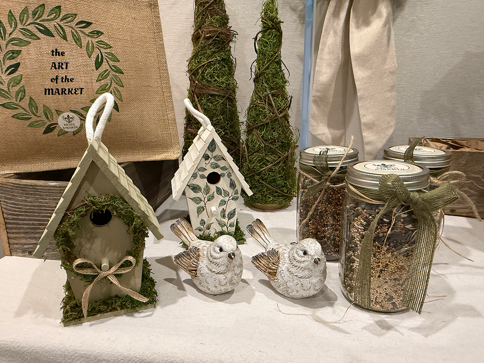Thumbnail: Wooden Birdhouse Decor