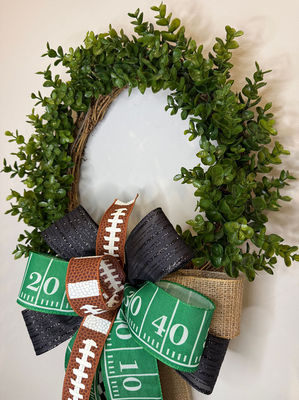Thumbnail: Boxwood Football Wreath l 