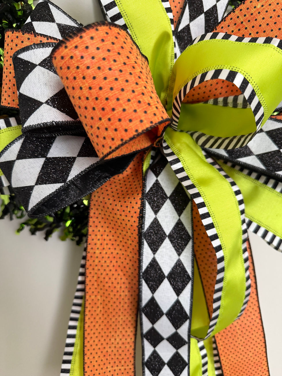 Thumbnail: 26" Halloween Tinsel Wreath with Deluxe Box