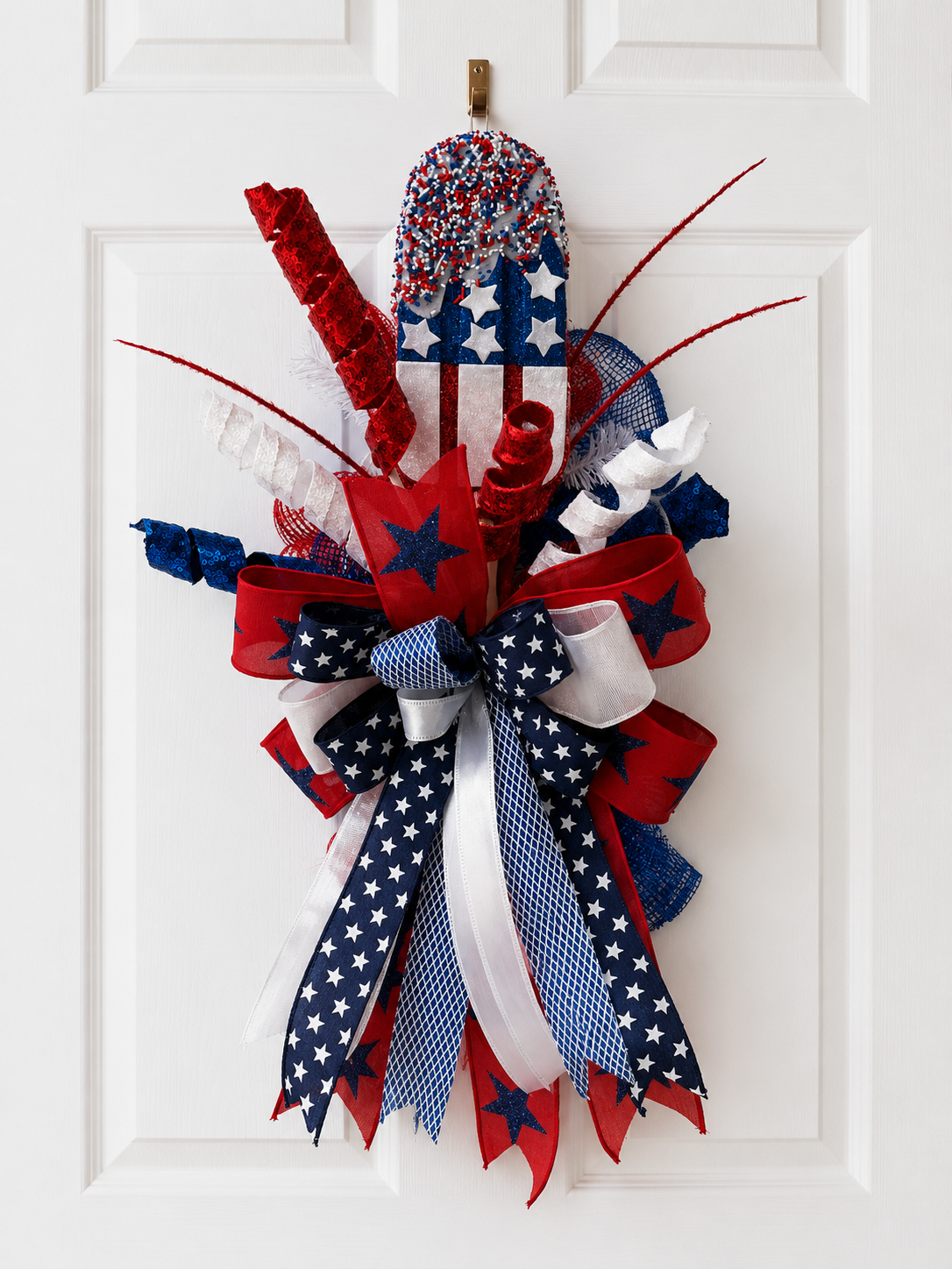 Patriotic Popsicle Door Swag