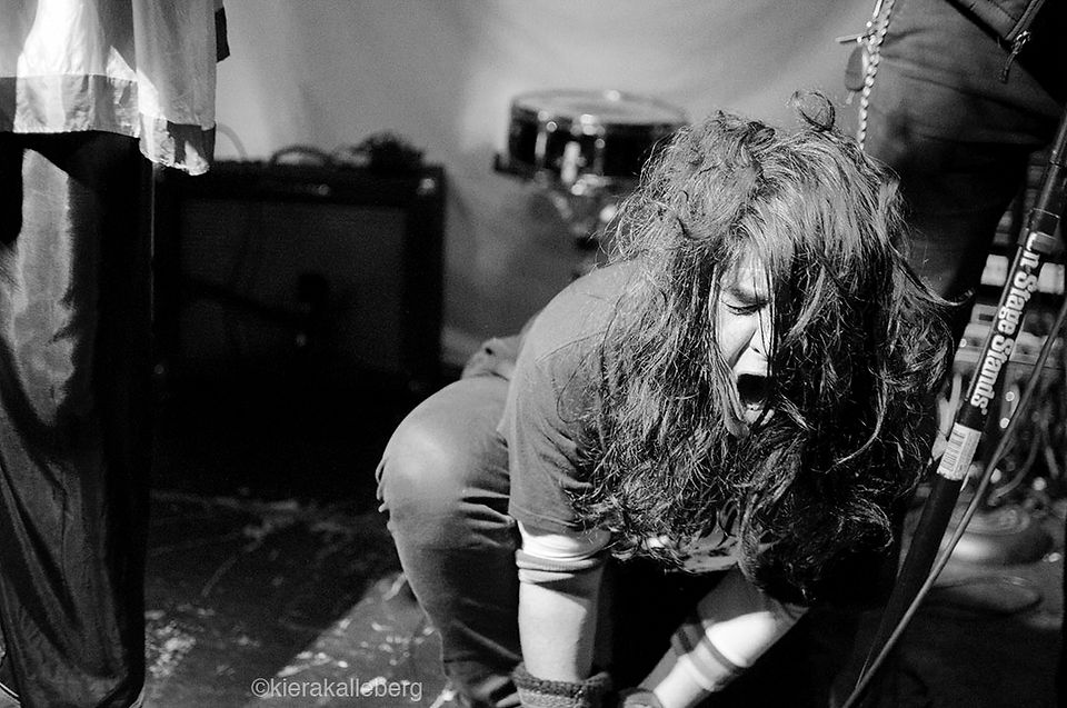 Jenn Shag of Shellshag performing with S