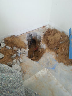 Slab leak detection. The water leak detectors, leak detection, leak detection company, leak detectio