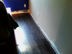 Wet wood floor. The water leak detectors, leak detection, leak detection company, leak detection nea