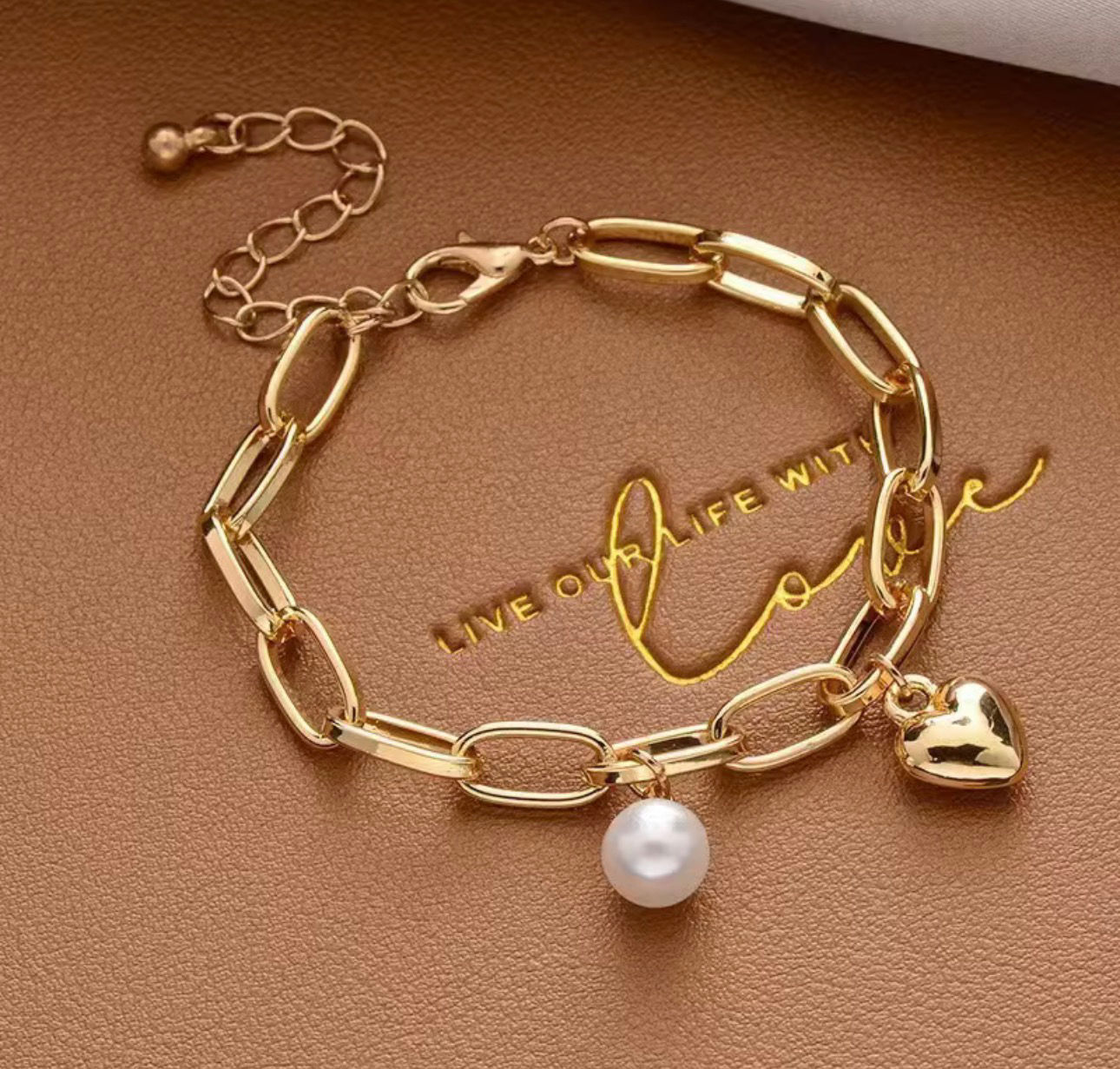 Heart of Grace Link Bracelet