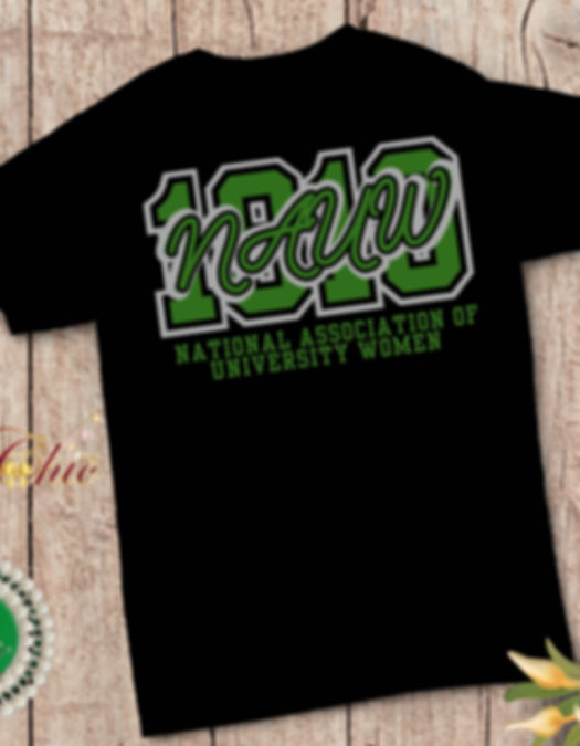 NAUW 1910 Tee- Black 