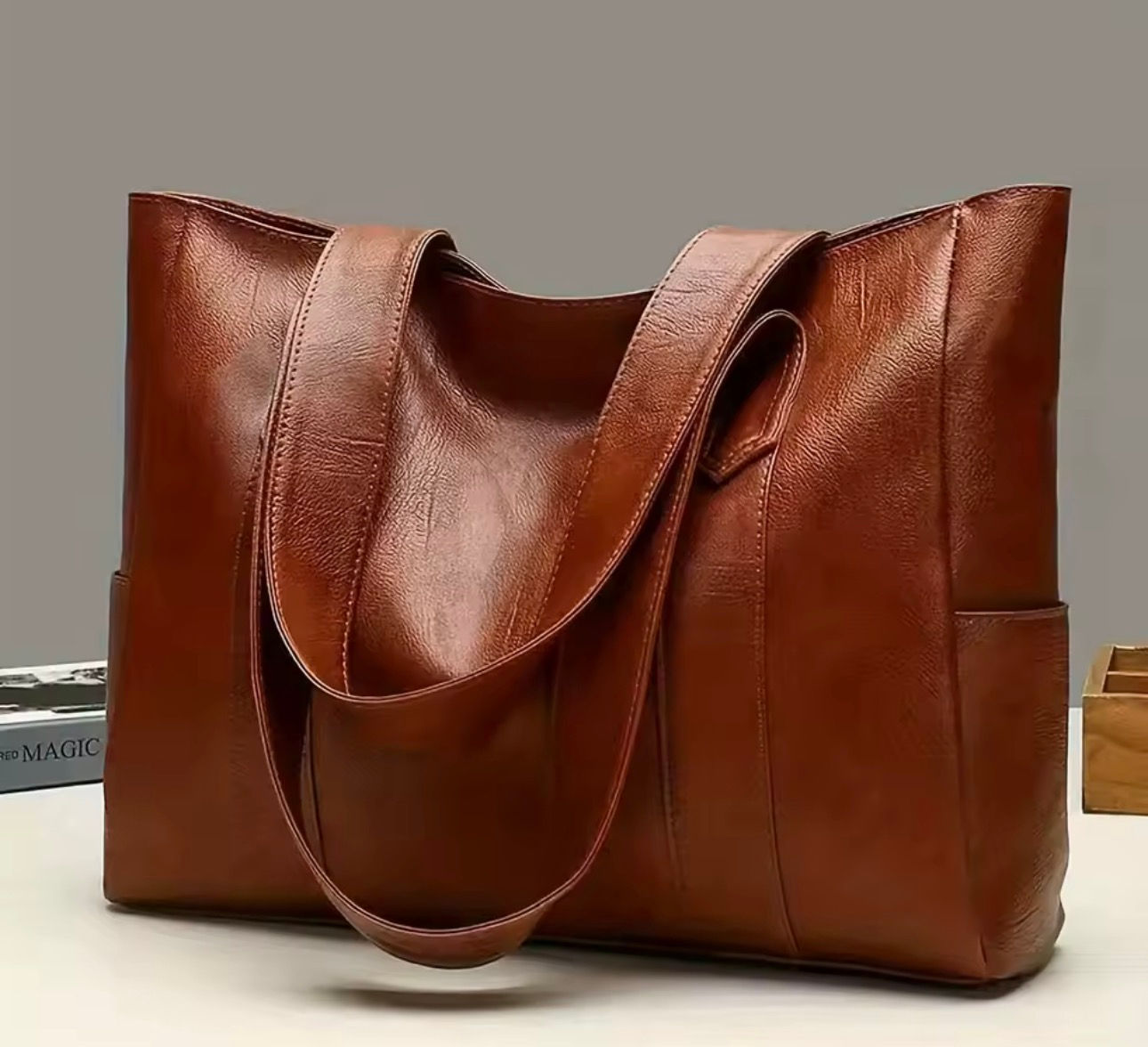 Vintage Large Capacity Tote Bag