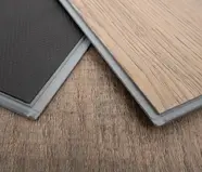 Hybrid flooring sample