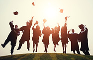 Graduation Hat Throw