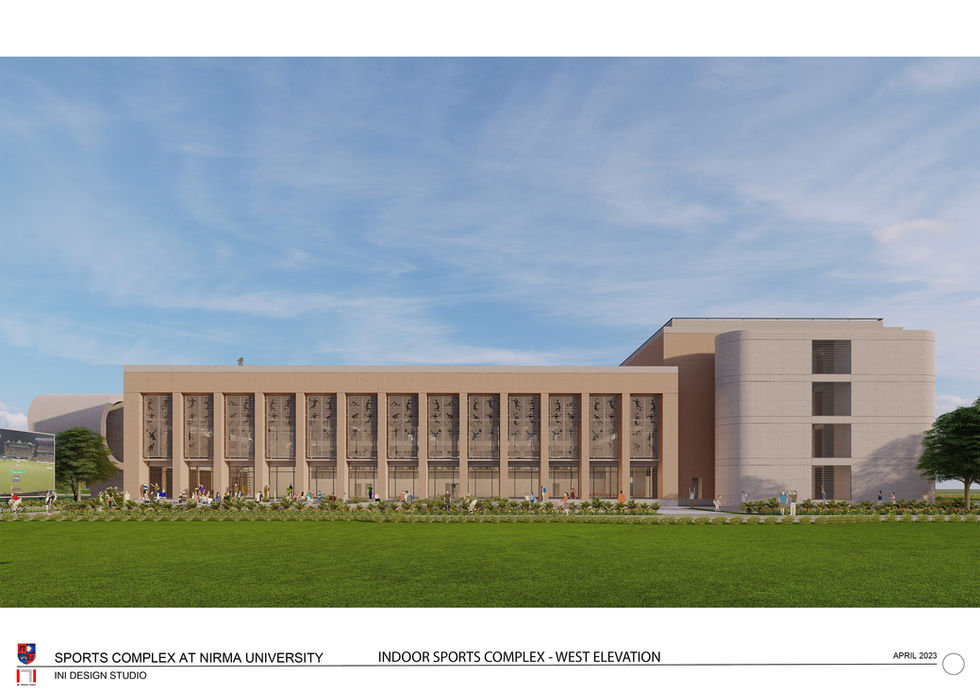 07 INDOOR SPORTS COMPLEX - WEST ELEVATION