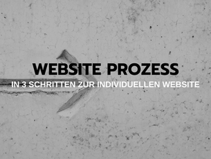 Unser Website Prozess - Von der Konzeption bis hin zur fertigen Website