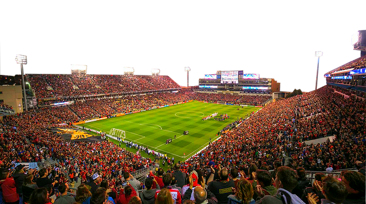 Voetbal stadion Amerika