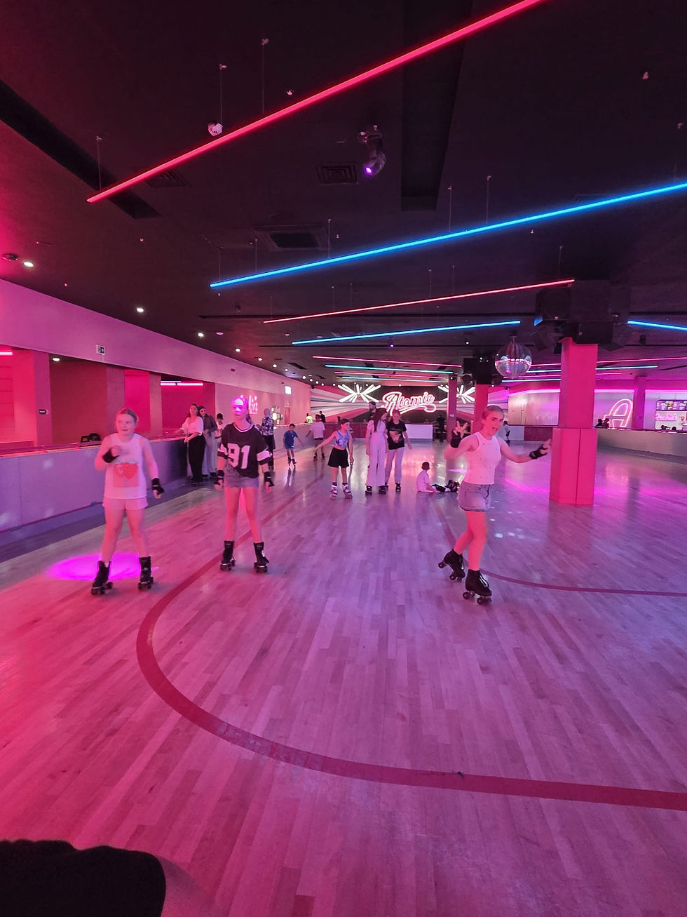 North Wests Biggers Pink Roller Rink