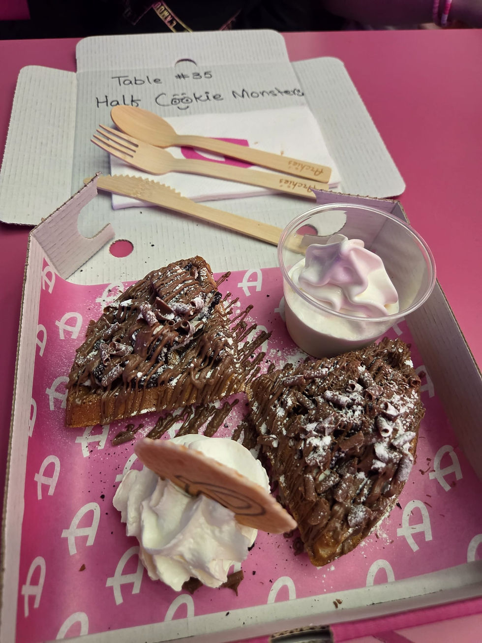 Waffles at Archie’s Atomic