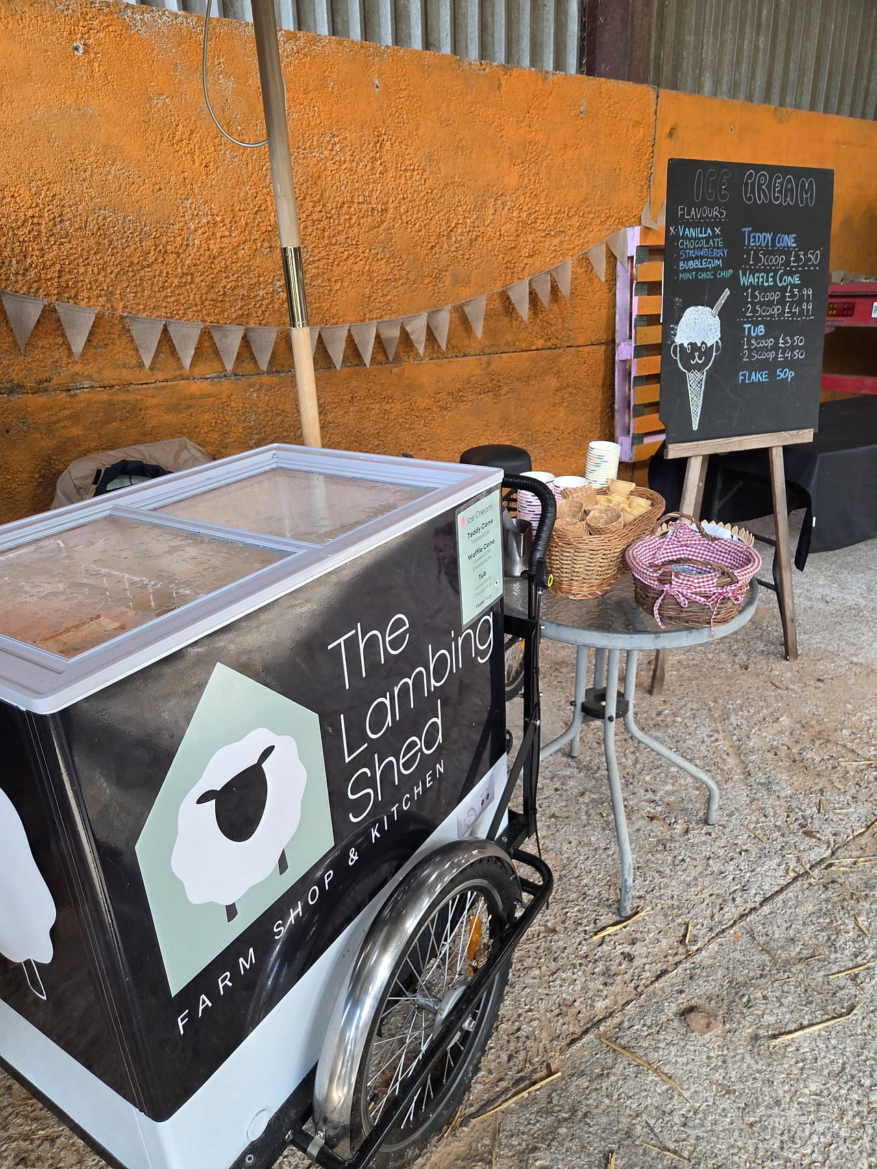 Pumpkin Barn at The Lambing Shed Farm shop 