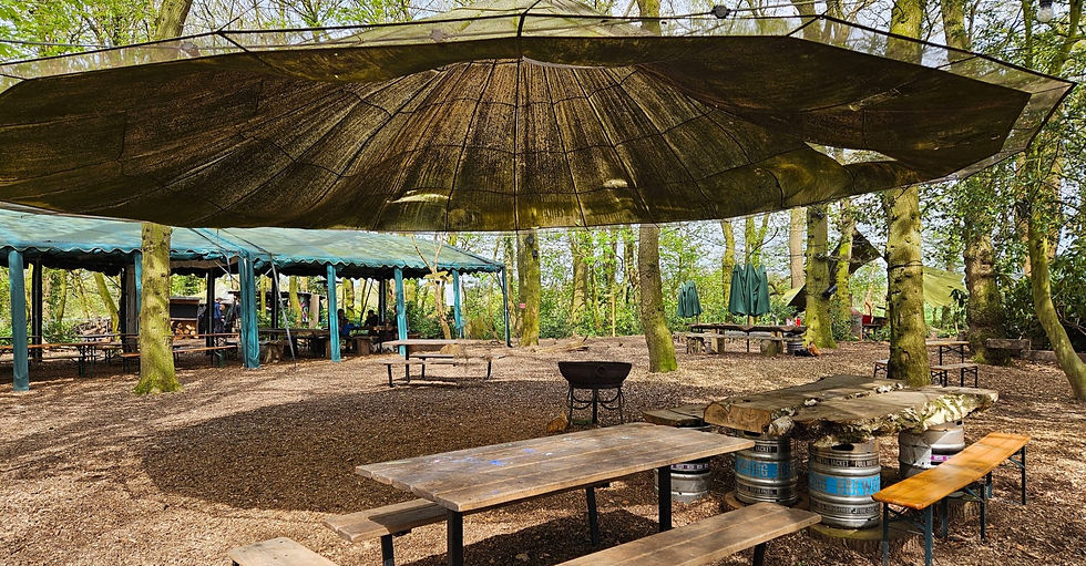 Into The Wild Bushcraft Outside Coffee Shack and Playground Cheshire