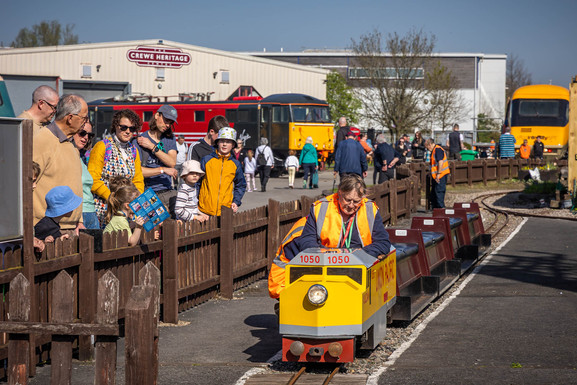 Minature Train at Crewe Heritage Centre