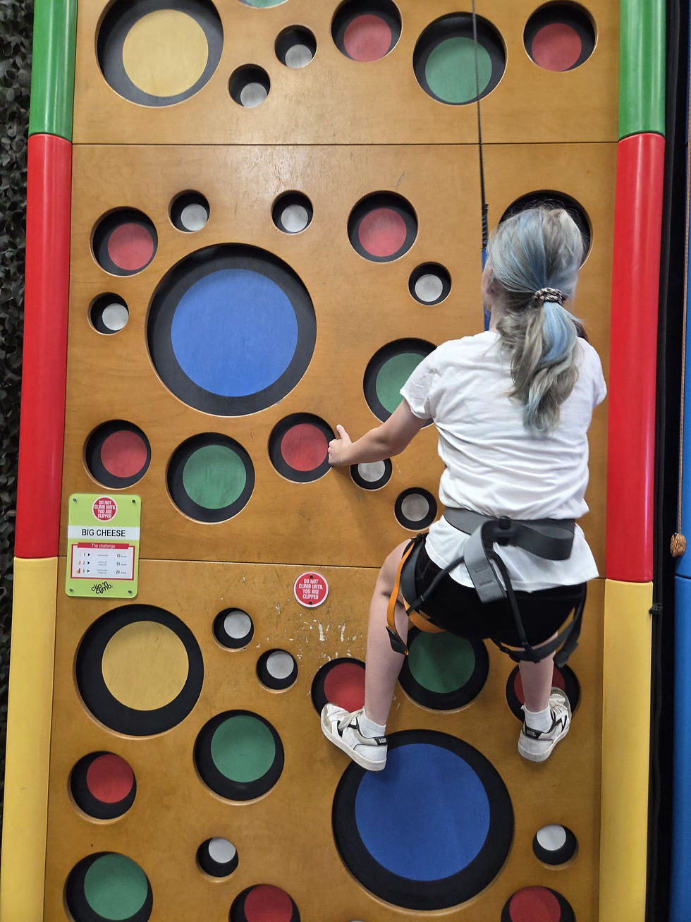 Fun and challenging Clip n Climb Stoke