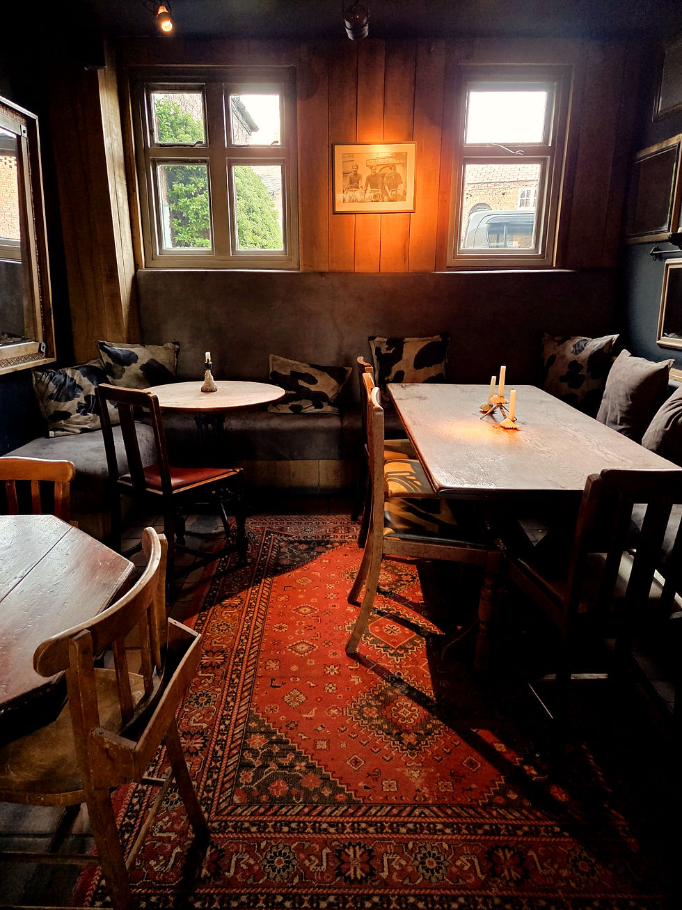 Plenty of small rooms for a quiet meal The Three Greyhounds Inn