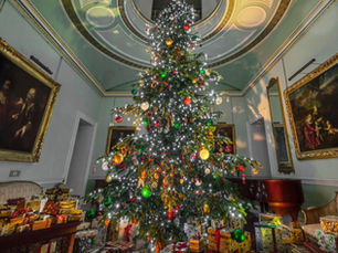 Tatton Park Mansion at Christmas 