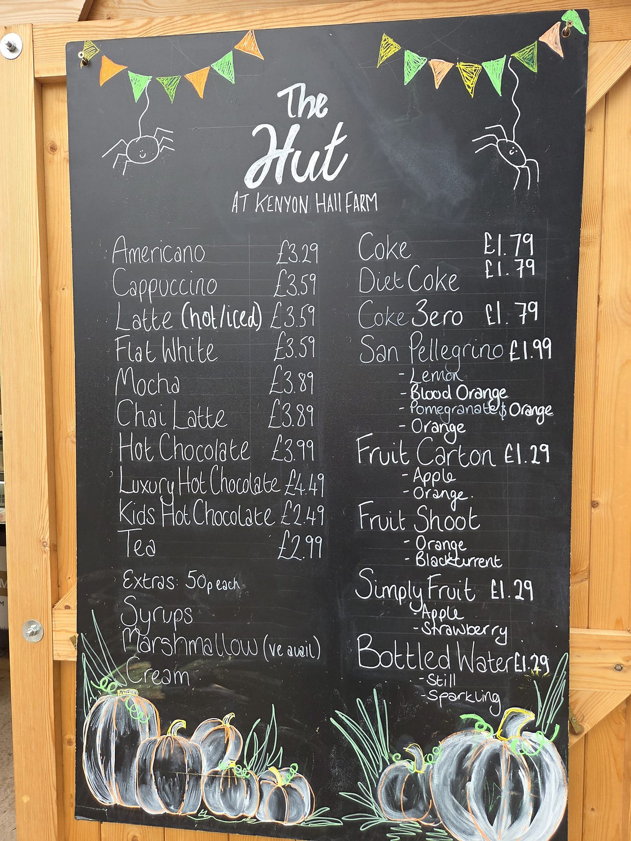 Cafe treats at Kenyon Hall Farm
