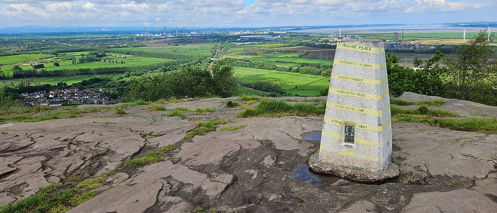 Helsby Hill 2km or 7km Circular Walk near Frodsham