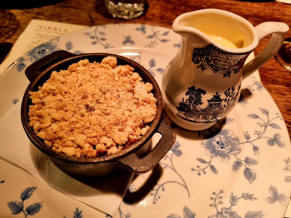 The Three Greyhounds Inn pudding