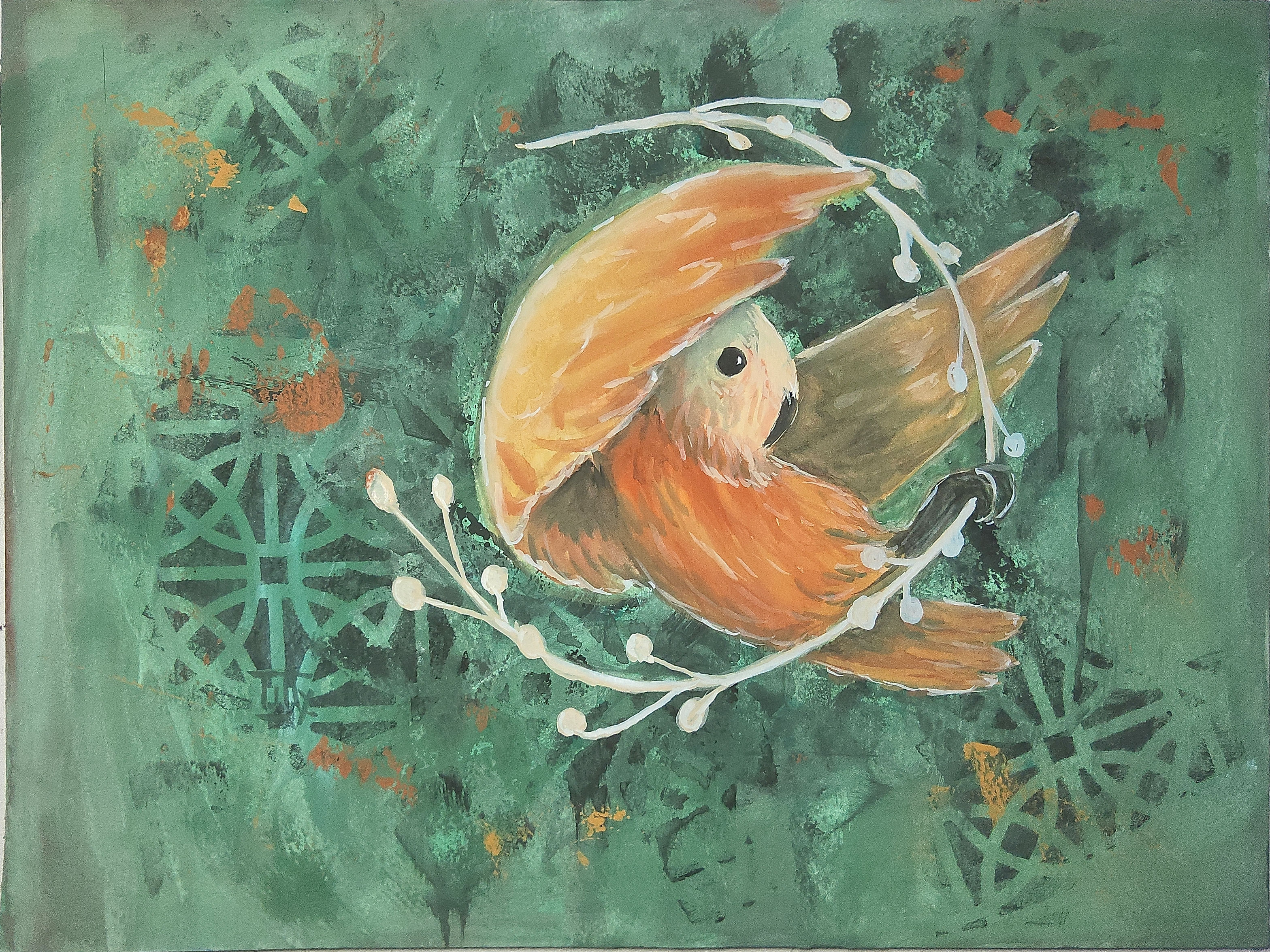Tableau original "Chouette"