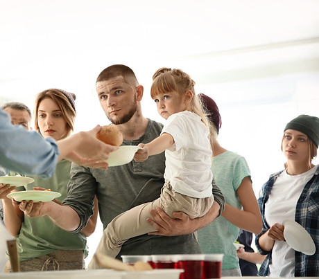 Crowded Soup Kitchen