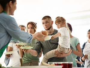 Crowded Soup Kitchen