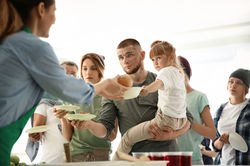 Crowded Soup Kitchen