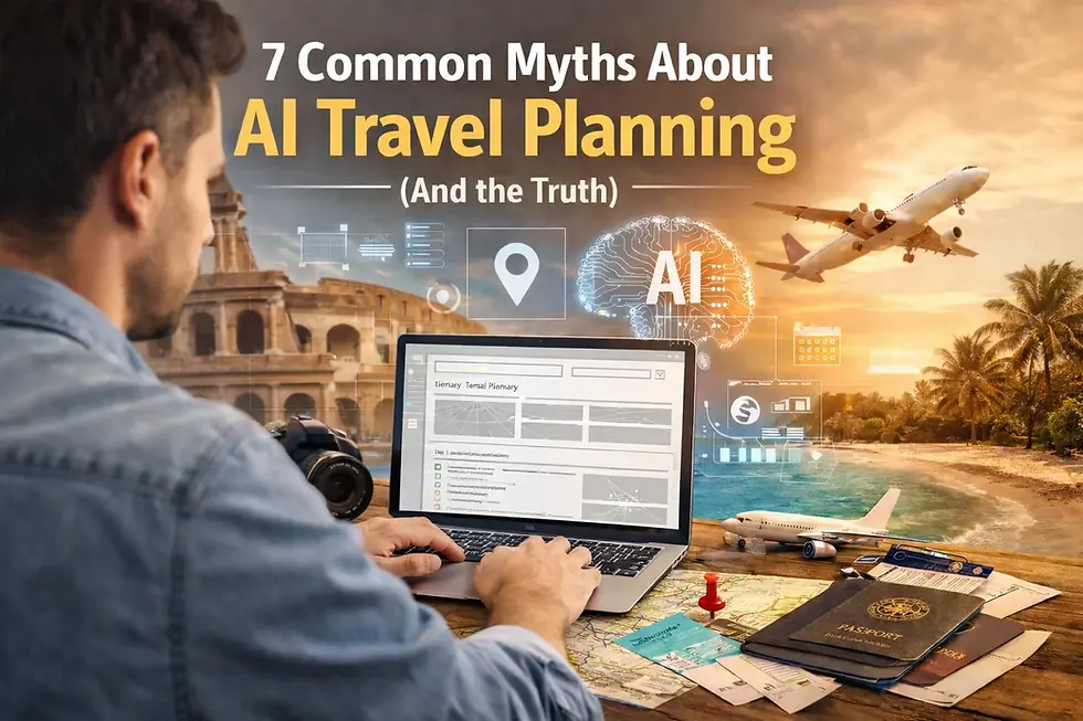 7 Common Myths About AI Travel Planning (And the Truth)