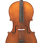 closeup of a cello