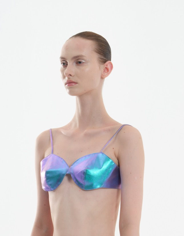 縮圖：Laser Color TPU Leather Bra