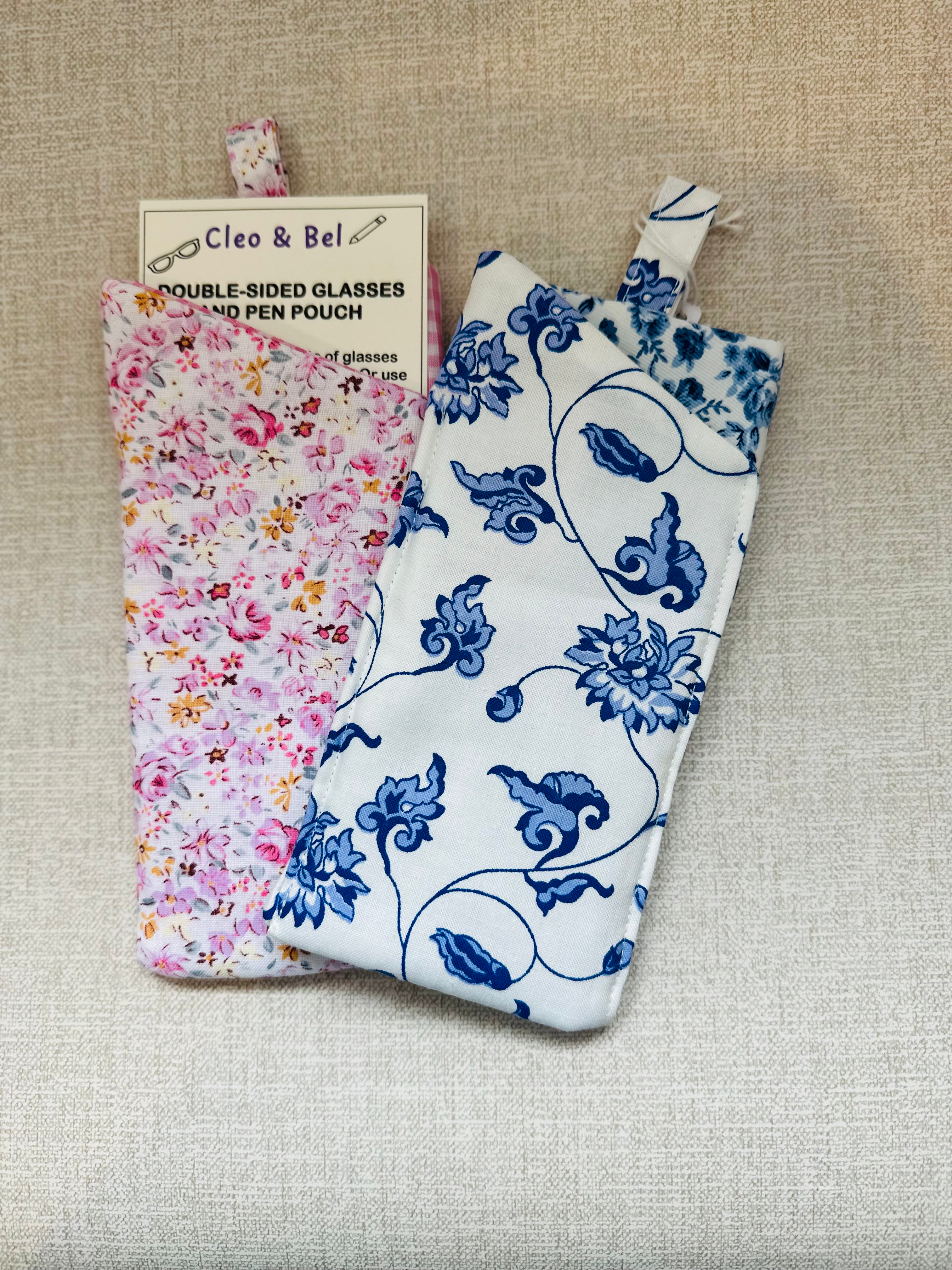 Double sided glasses/pens case