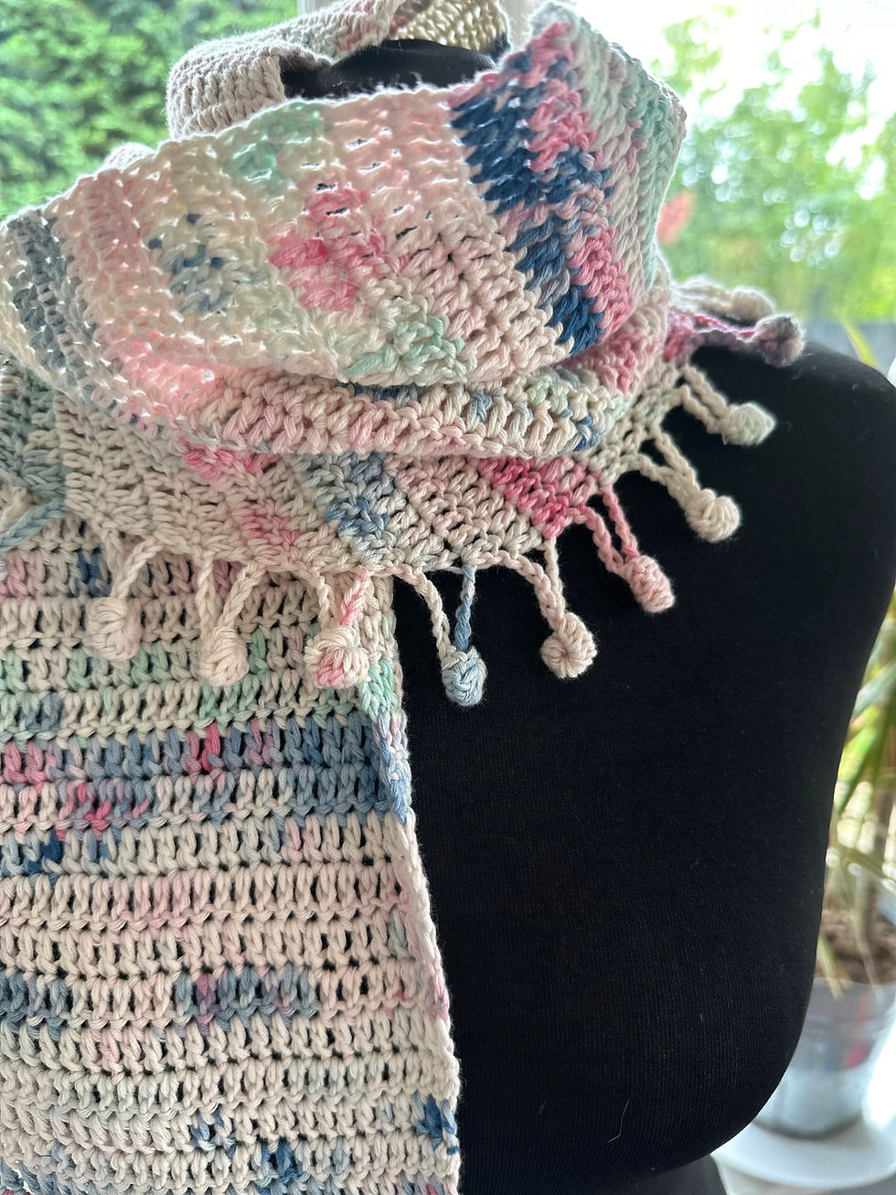 Thumbnail: cotton bobble shawl